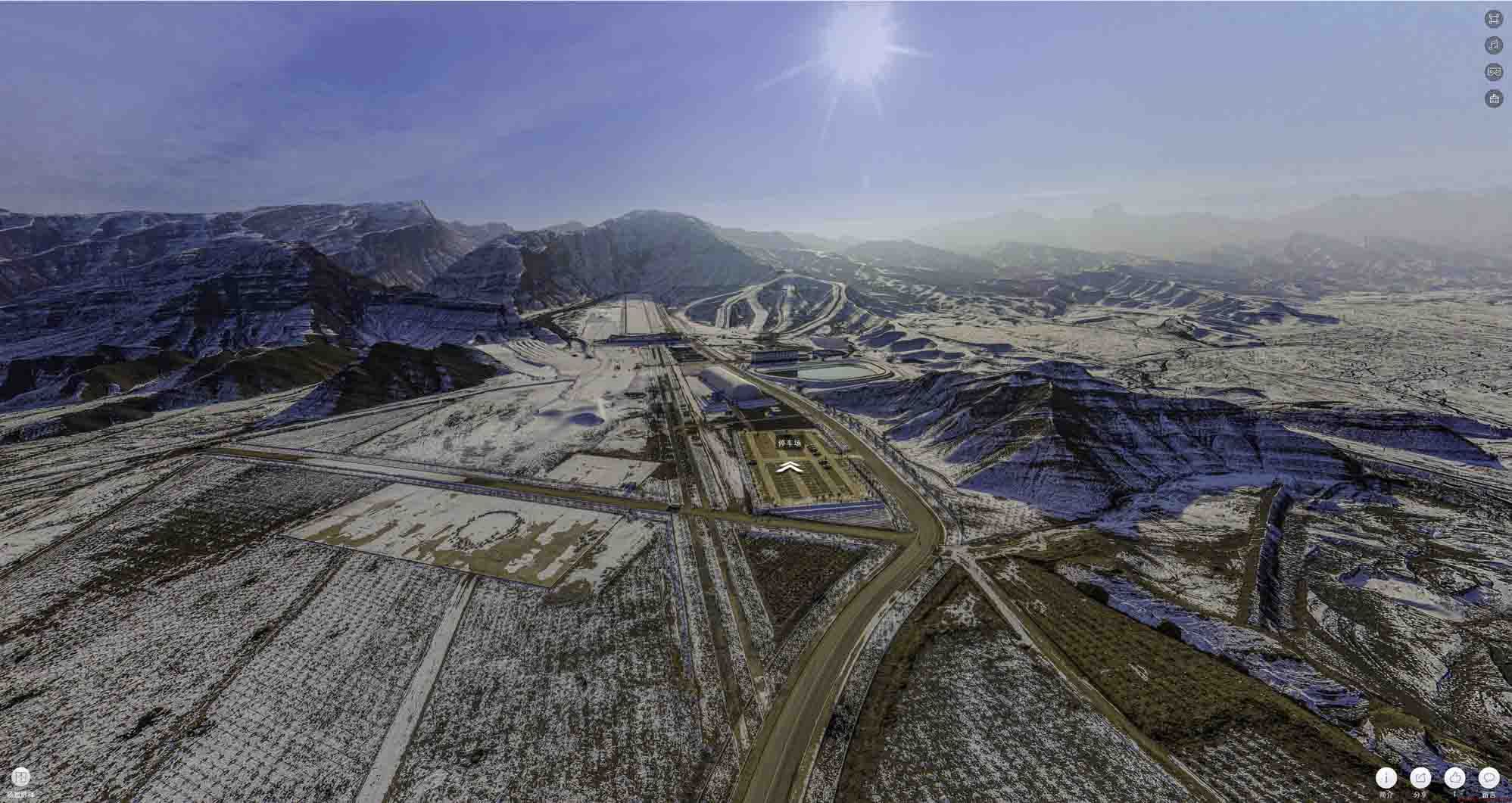明山720全景技术：开启全方位视觉新纪元——在手绘地图中的应用探索